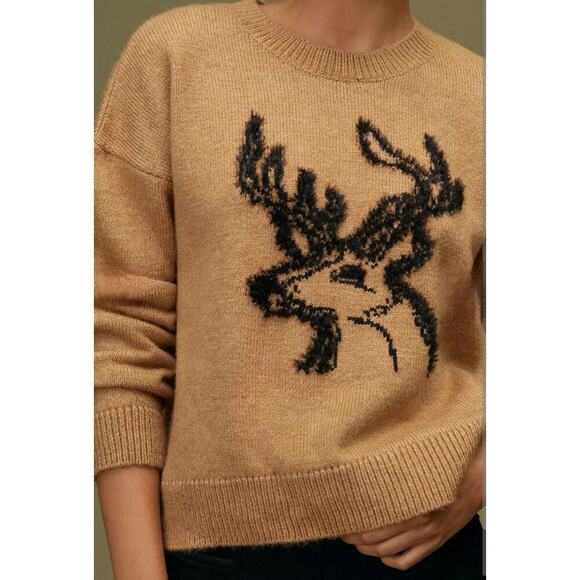 Anthropologie Sweaters - Anthropologie Reindeer Sweater